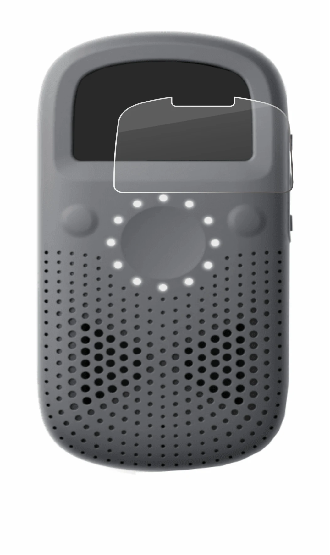 Abbildung des Geräts Relay X mit einer Vielzahl des Displayschutzes.