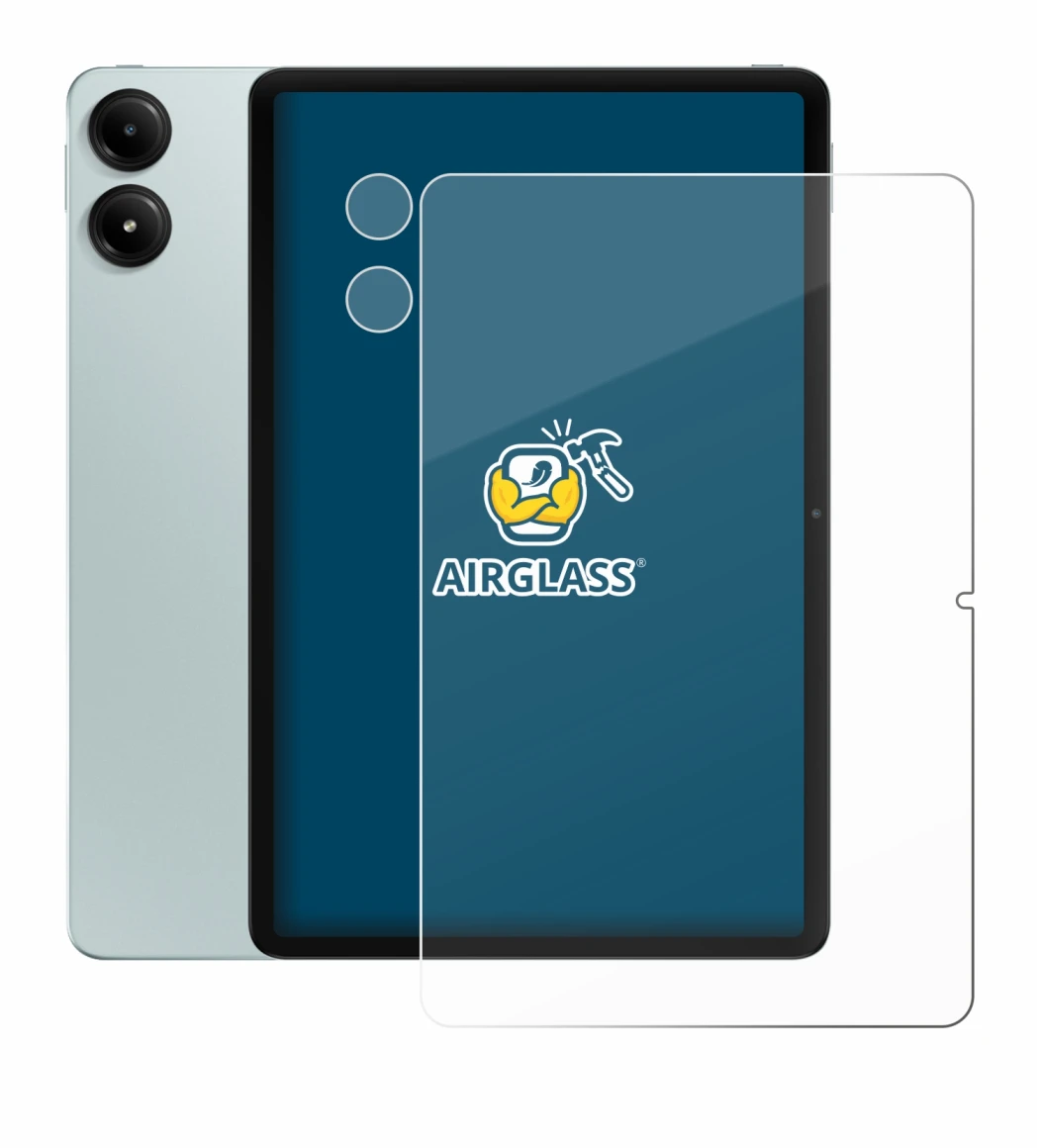 Abbildung des Geräts Xiaomi Redmi Pad Pro (Display+Kamera) mit einer Vielzahl des Displayschutzes.