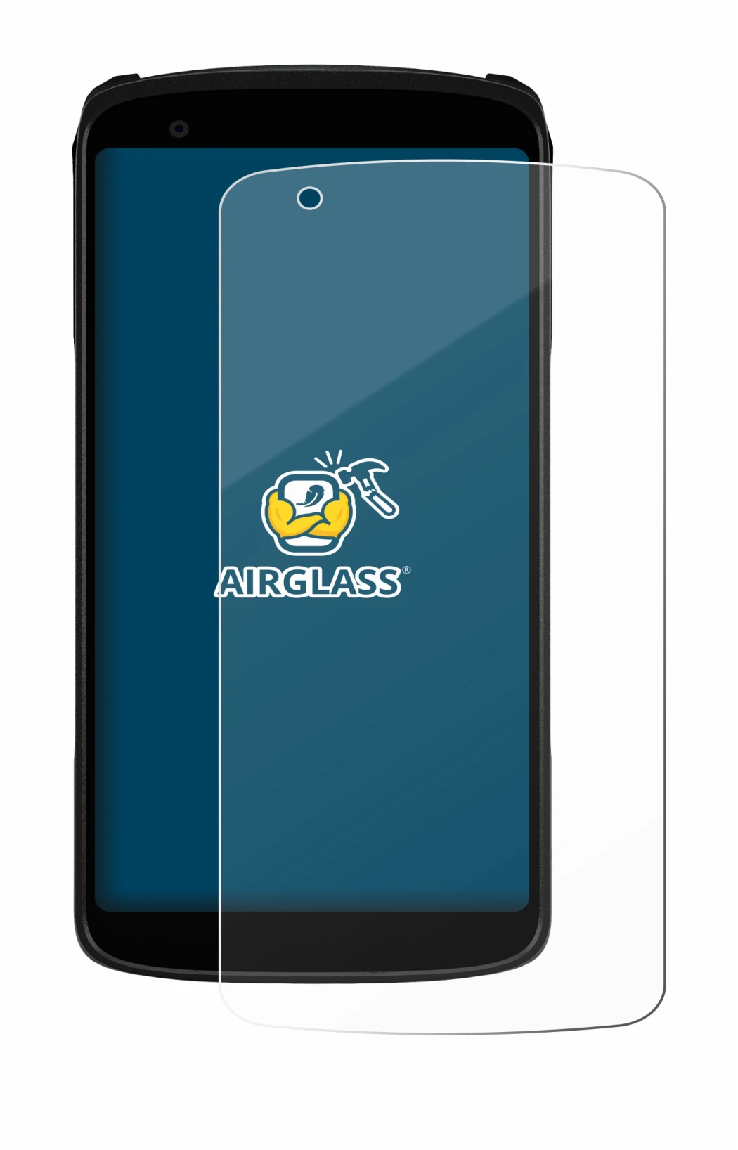 Abbildung des Geräts Zebra TC22R mit einer Vielzahl des Displayschutzes.