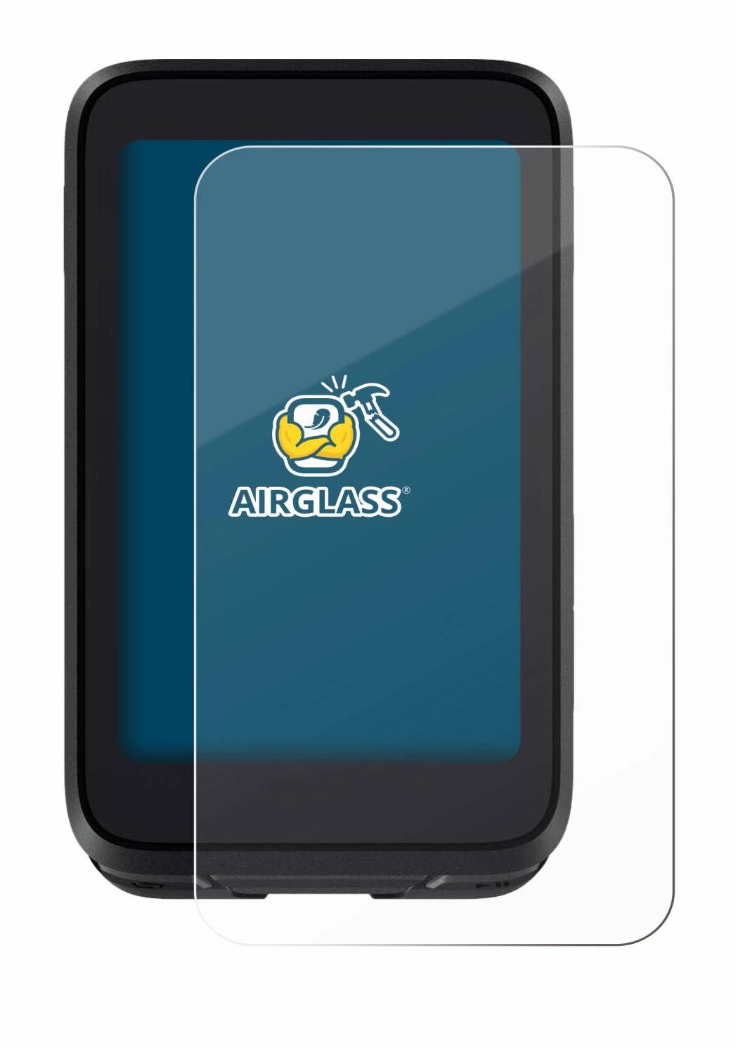 Abbildung des Geräts igpsport BiNavi Air mit einer Vielzahl des Displayschutzes.