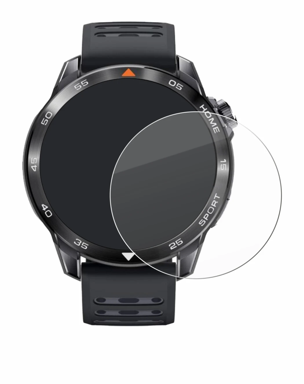 Abbildung des Geräts Xiaomi Mibro GS Pro 2 mit einer Vielzahl des Displayschutzes.