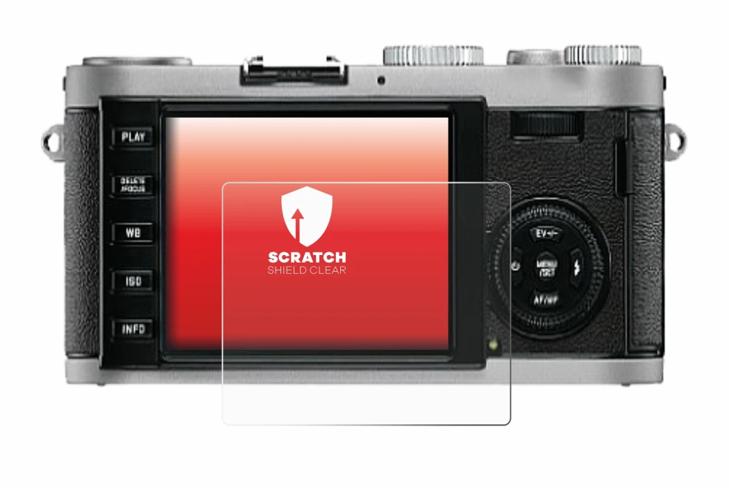 Abbildung des Geräts Leica X1 mit einer Vielzahl des Displayschutzes.