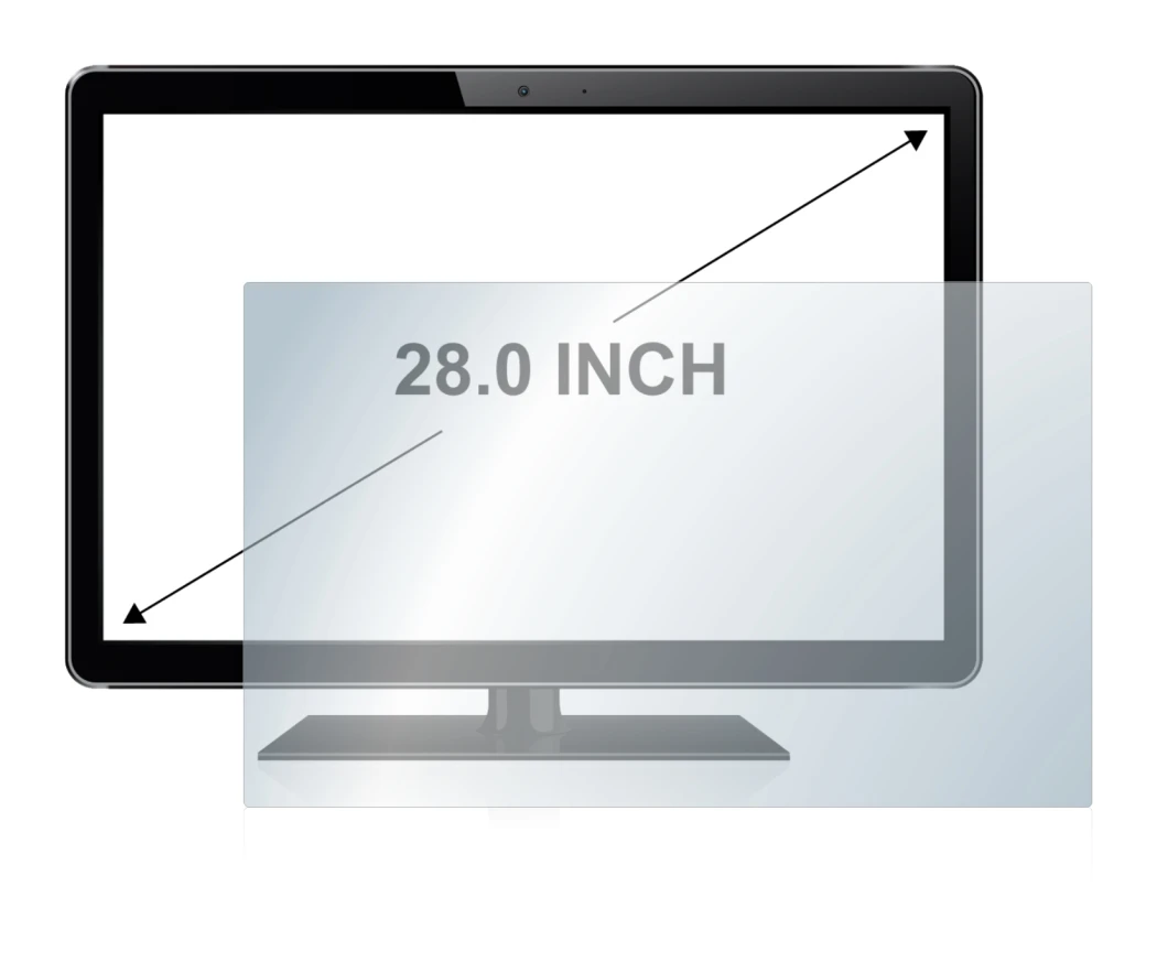 Abbildung des Geräts mit einer Vielzahl des Displayschutzes.