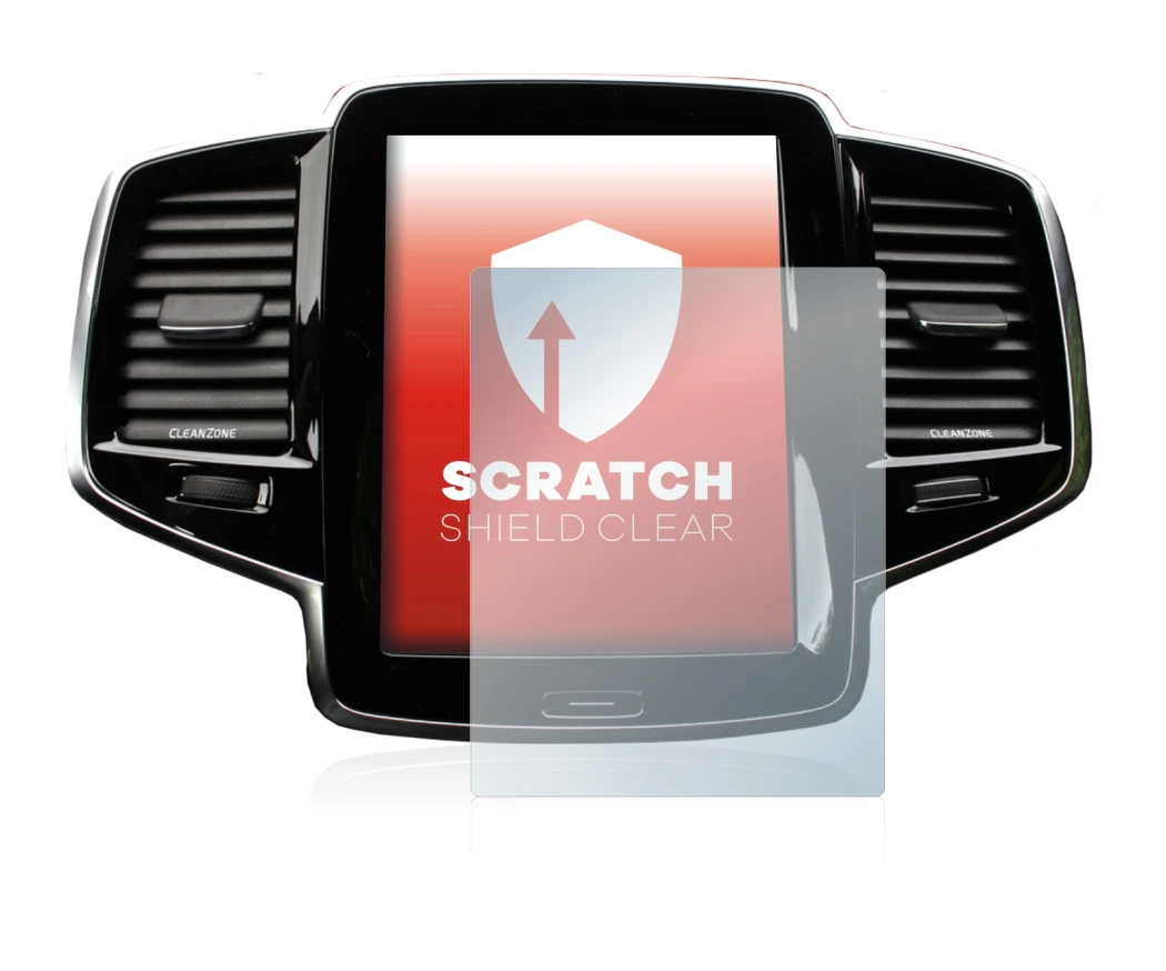 Abbildung des Geräts Volvo XC90 Senus 2015-2017 mit einer Vielzahl des Displayschutzes.