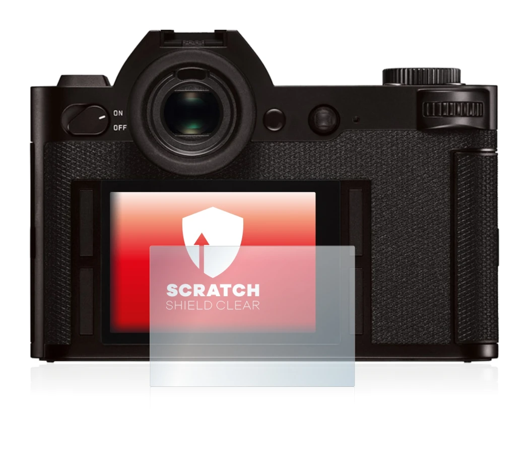 Abbildung des Geräts Leica SL (Typ 601) mit einer Vielzahl des Displayschutzes.