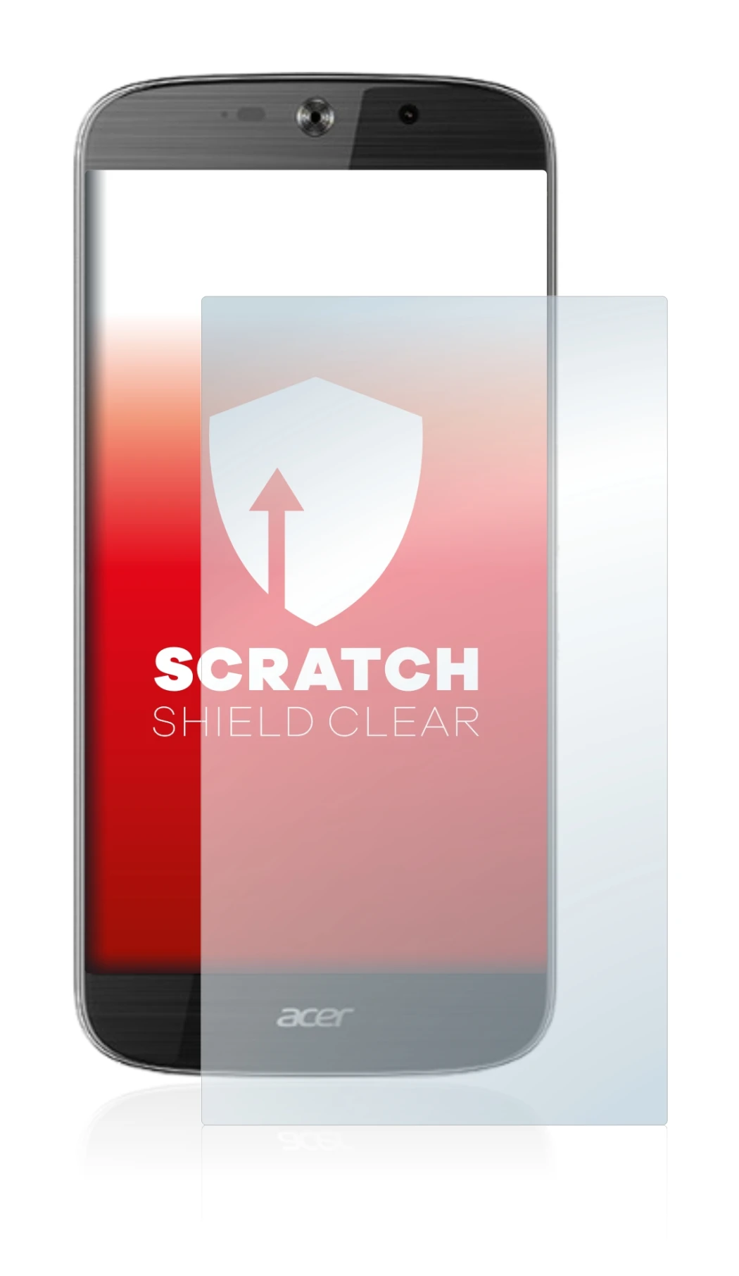 Abbildung des Geräts Acer Liquid Jade Primo mit einer Vielzahl des Displayschutzes.