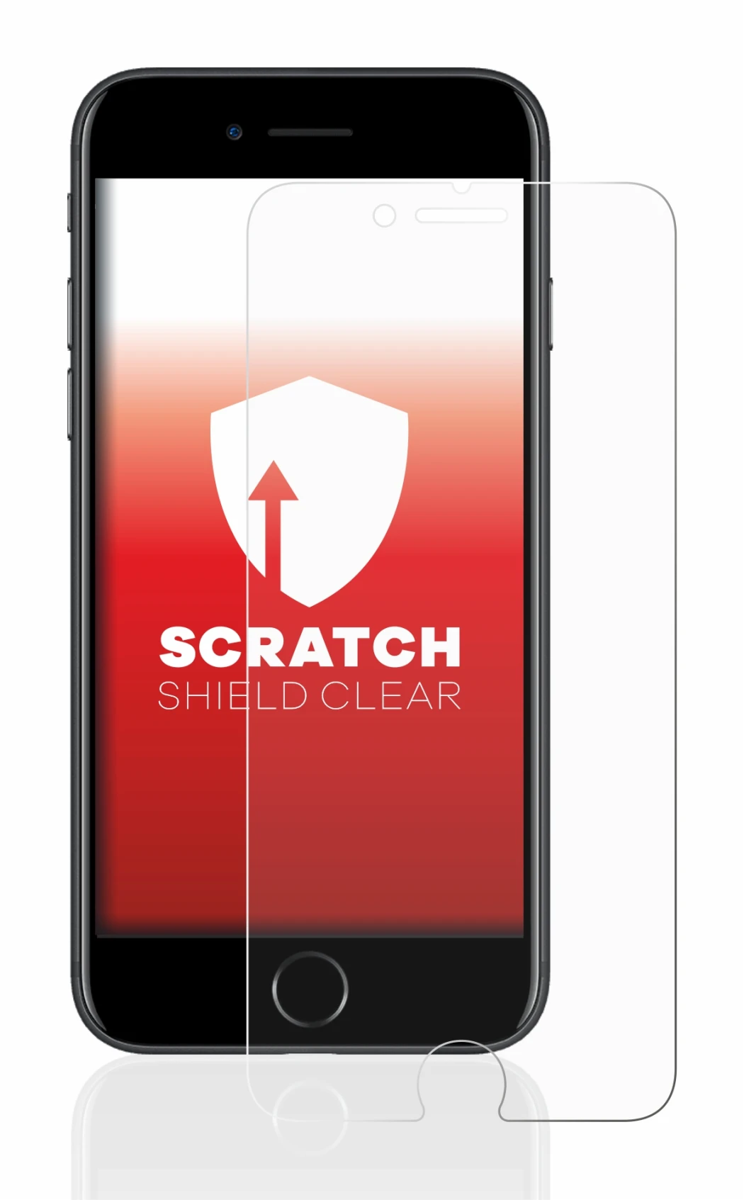 Abbildung des Geräts Apple iPhone 7 mit einer Vielzahl des Displayschutzes.