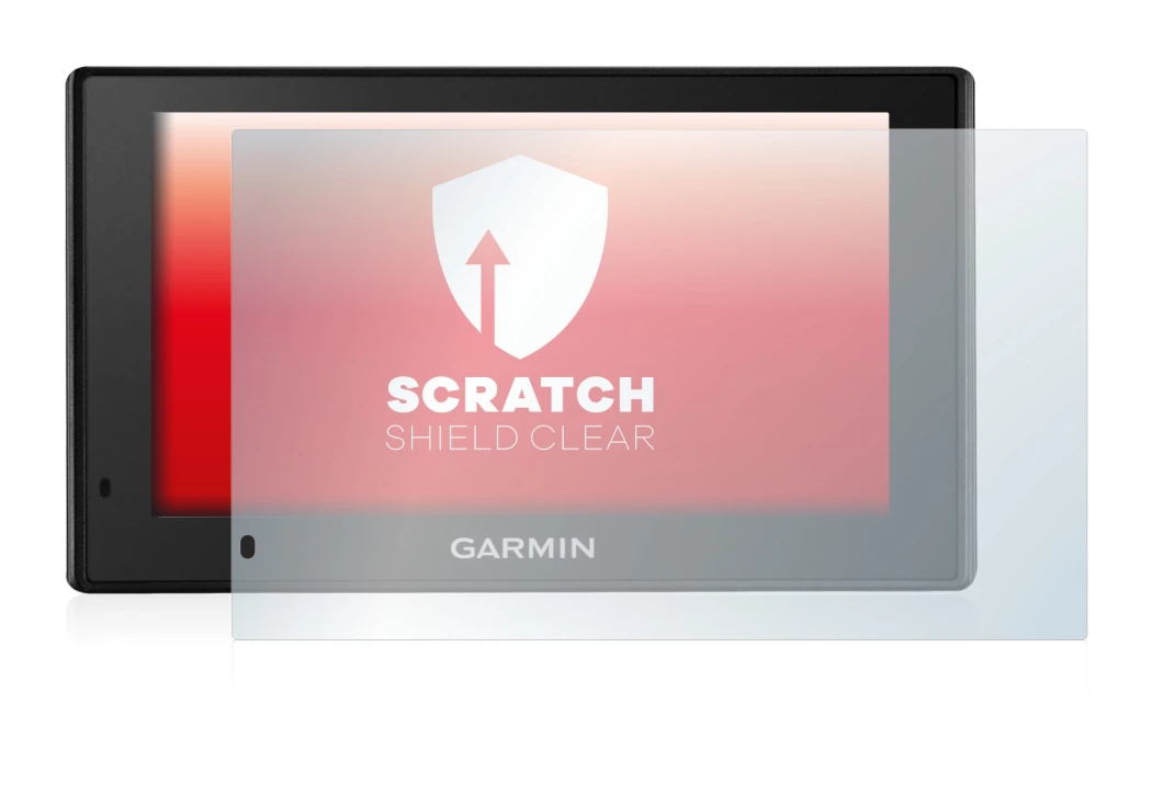 Abbildung des Geräts Garmin DriveSmart 50 LMT-D mit einer Vielzahl des Displayschutzes.