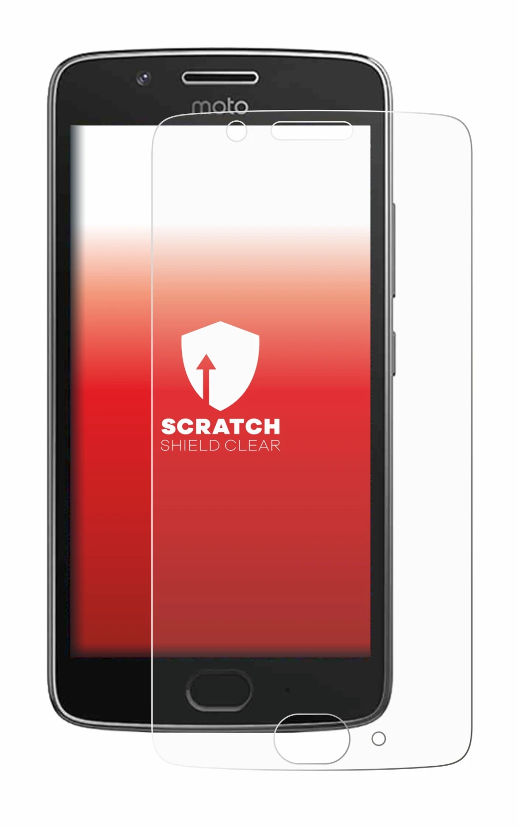 Abbildung des Geräts Motorola Moto G5 mit einer Vielzahl des Displayschutzes.