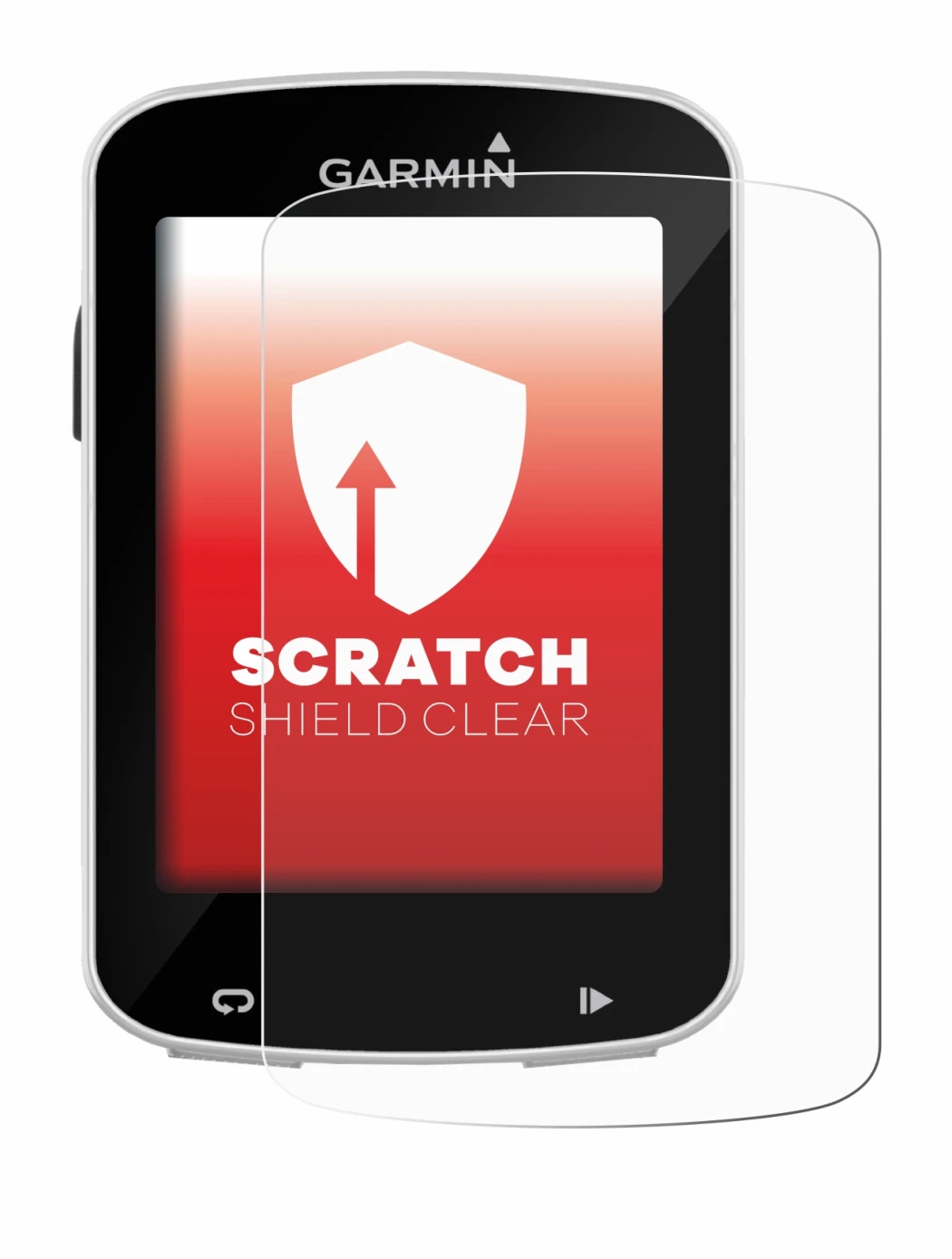 Abbildung des Geräts Garmin Edge Explore 820 mit einer Vielzahl des Displayschutzes.