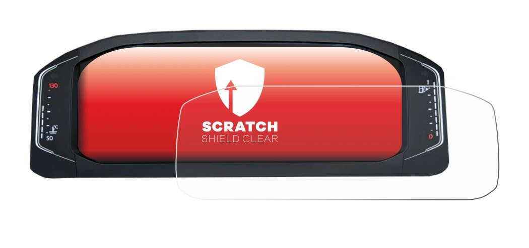 Abbildung des Geräts Volkswagen Active Info Display T-Roc mit einer Vielzahl des Displayschutzes.