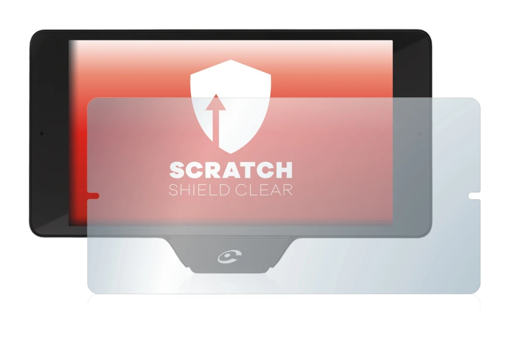 Abbildung des Geräts Coyote Nav+ 2017 mit einer Vielzahl des Displayschutzes.