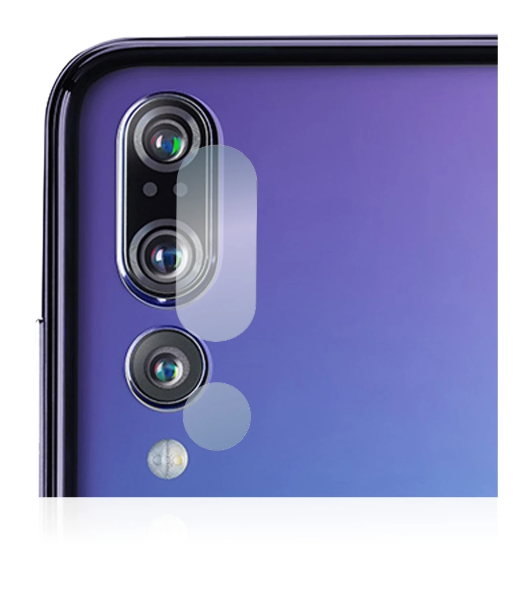 Abbildung des Geräts Huawei P20 Pro (NUR Kameraschutz) mit einer Vielzahl des Displayschutzes.