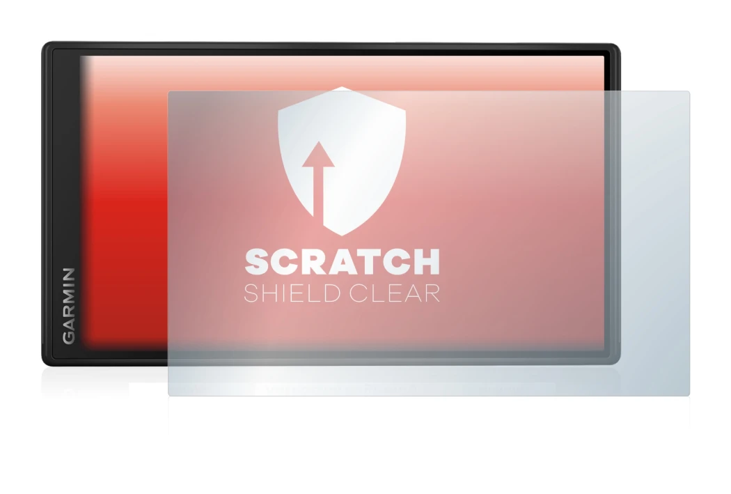 Abbildung des Geräts Garmin DriveSmart 55 mit einer Vielzahl des Displayschutzes.