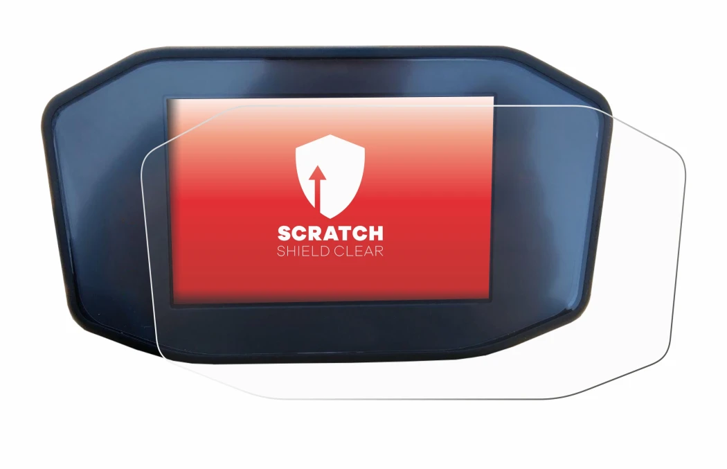 Abbildung des Geräts KTM 1290 Super Duke R mit einer Vielzahl des Displayschutzes.