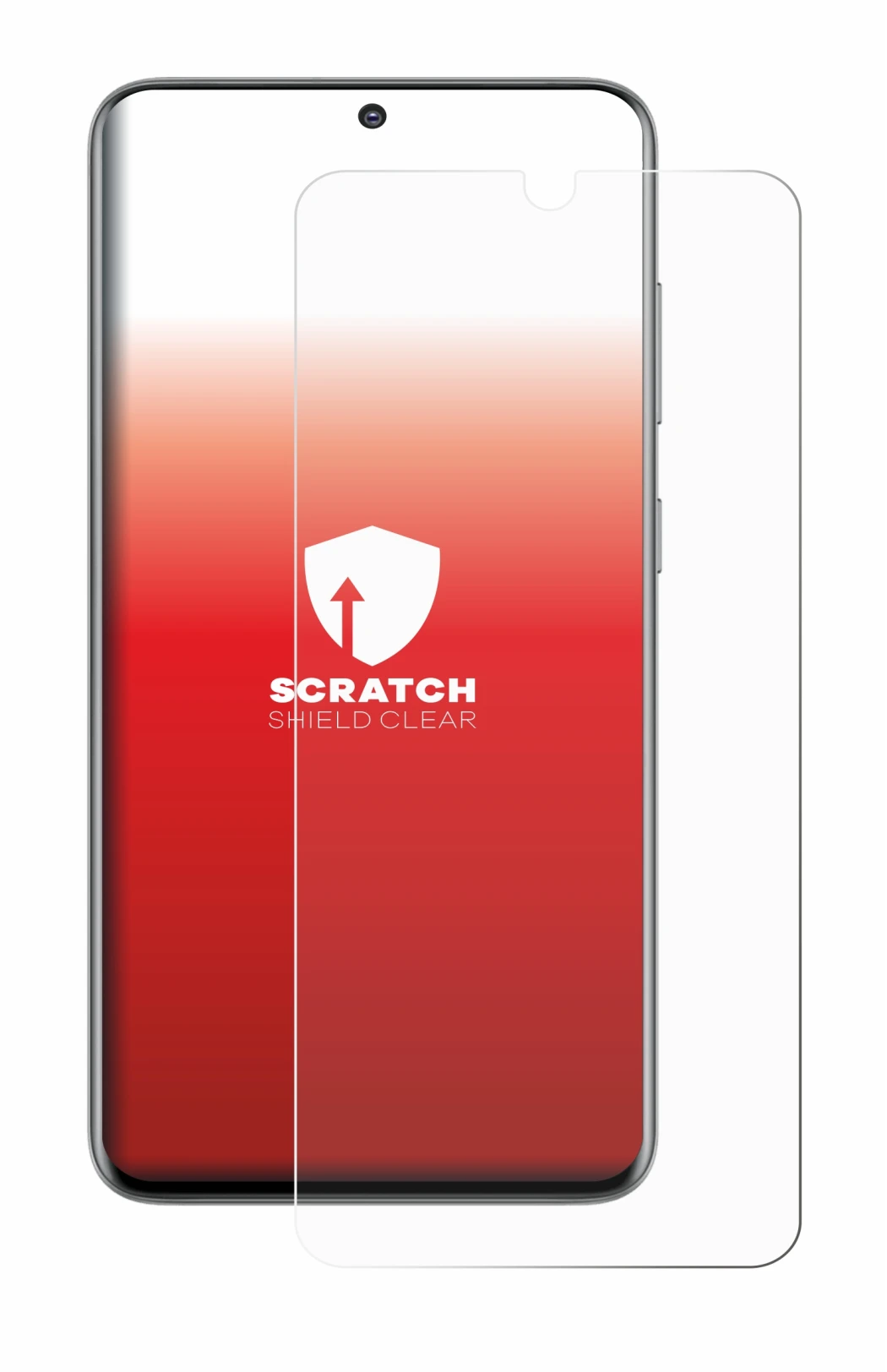 Abbildung des Geräts Samsung Galaxy S20 mit einer Vielzahl des Displayschutzes.