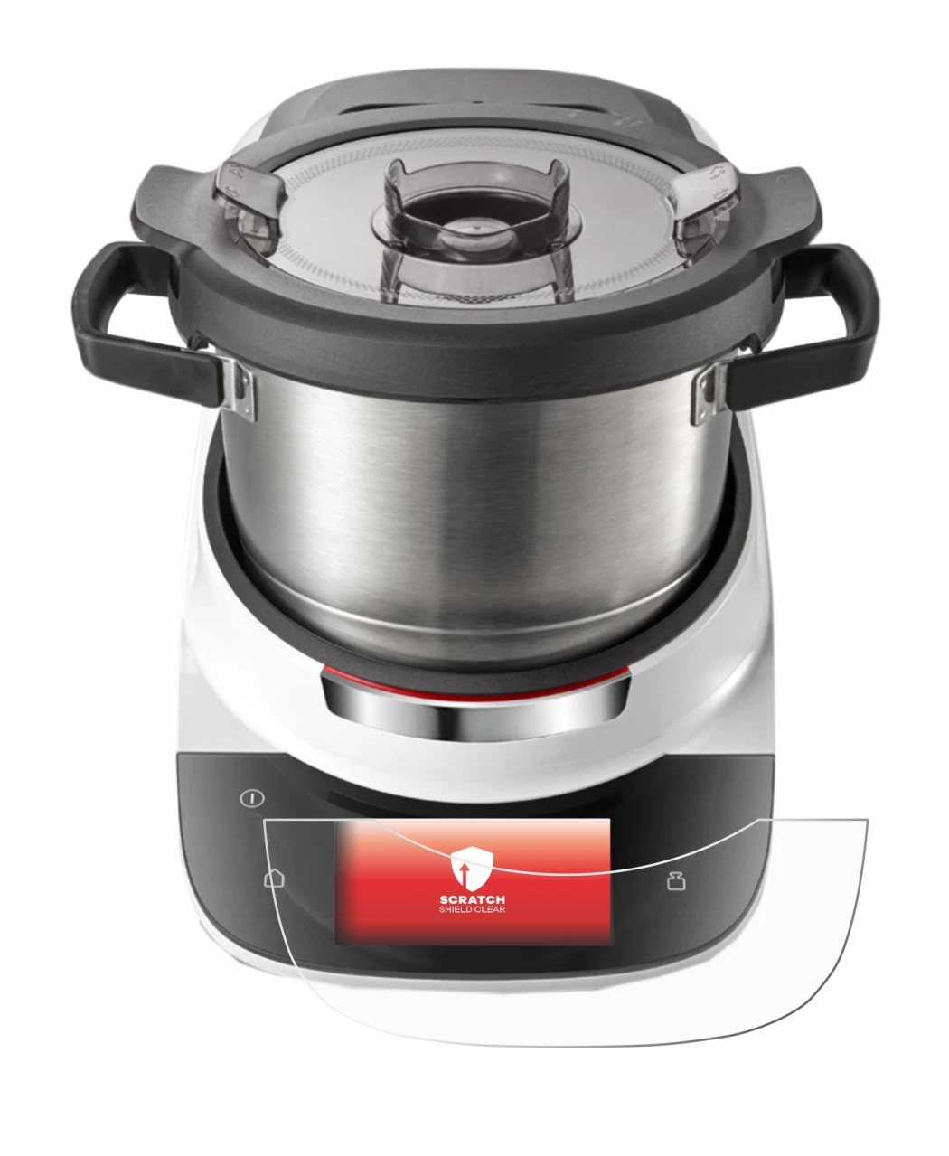 Abbildung des Geräts Bosch Cookit mit einer Vielzahl des Displayschutzes.