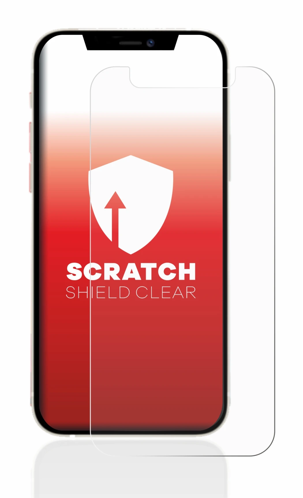 Abbildung des Geräts Apple iPhone 12 mini mit einer Vielzahl des Displayschutzes.