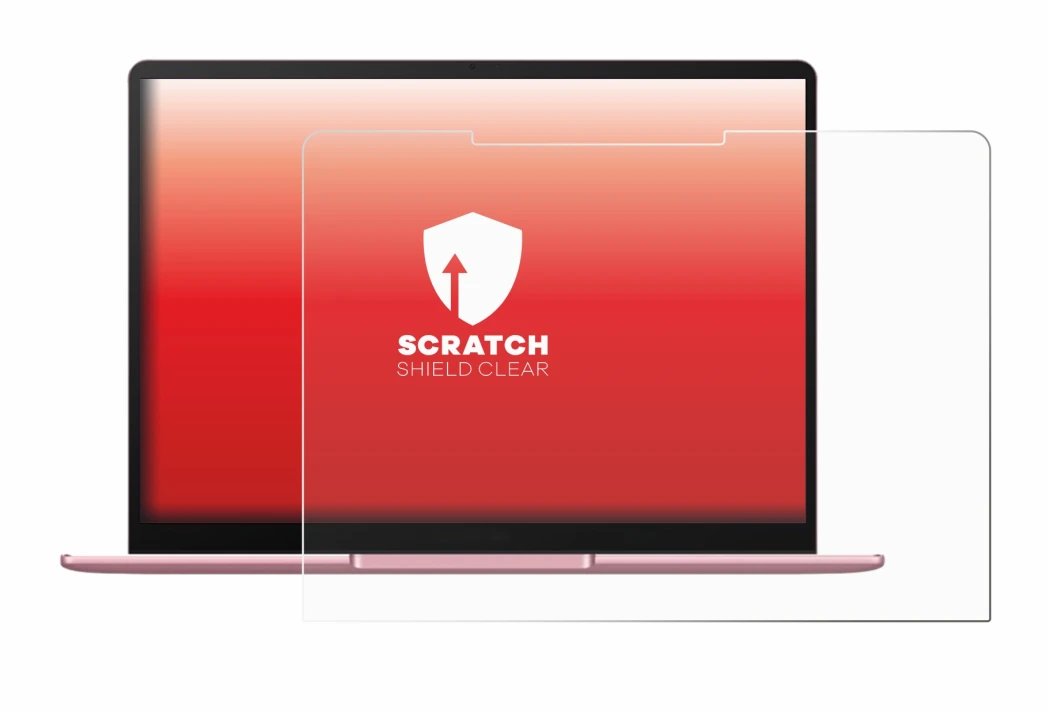 Abbildung des Geräts Huawei MateBook 13 2020 mit einer Vielzahl des Displayschutzes.