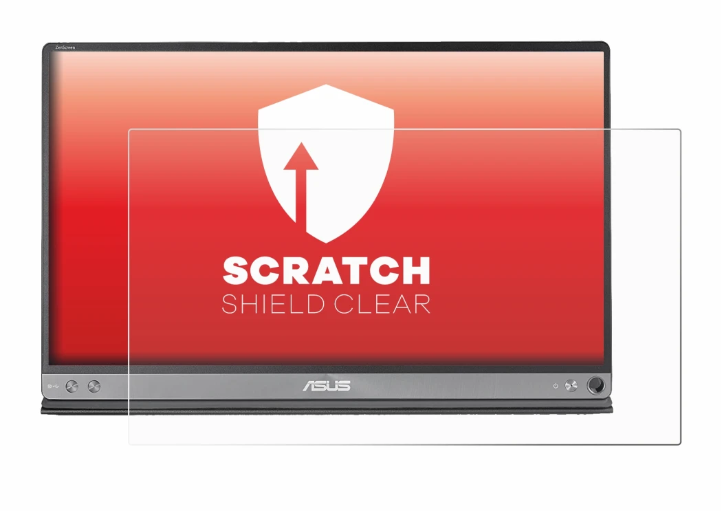 Abbildung des Geräts ASUS ZenScreen MB16AC mit einer Vielzahl des Displayschutzes.