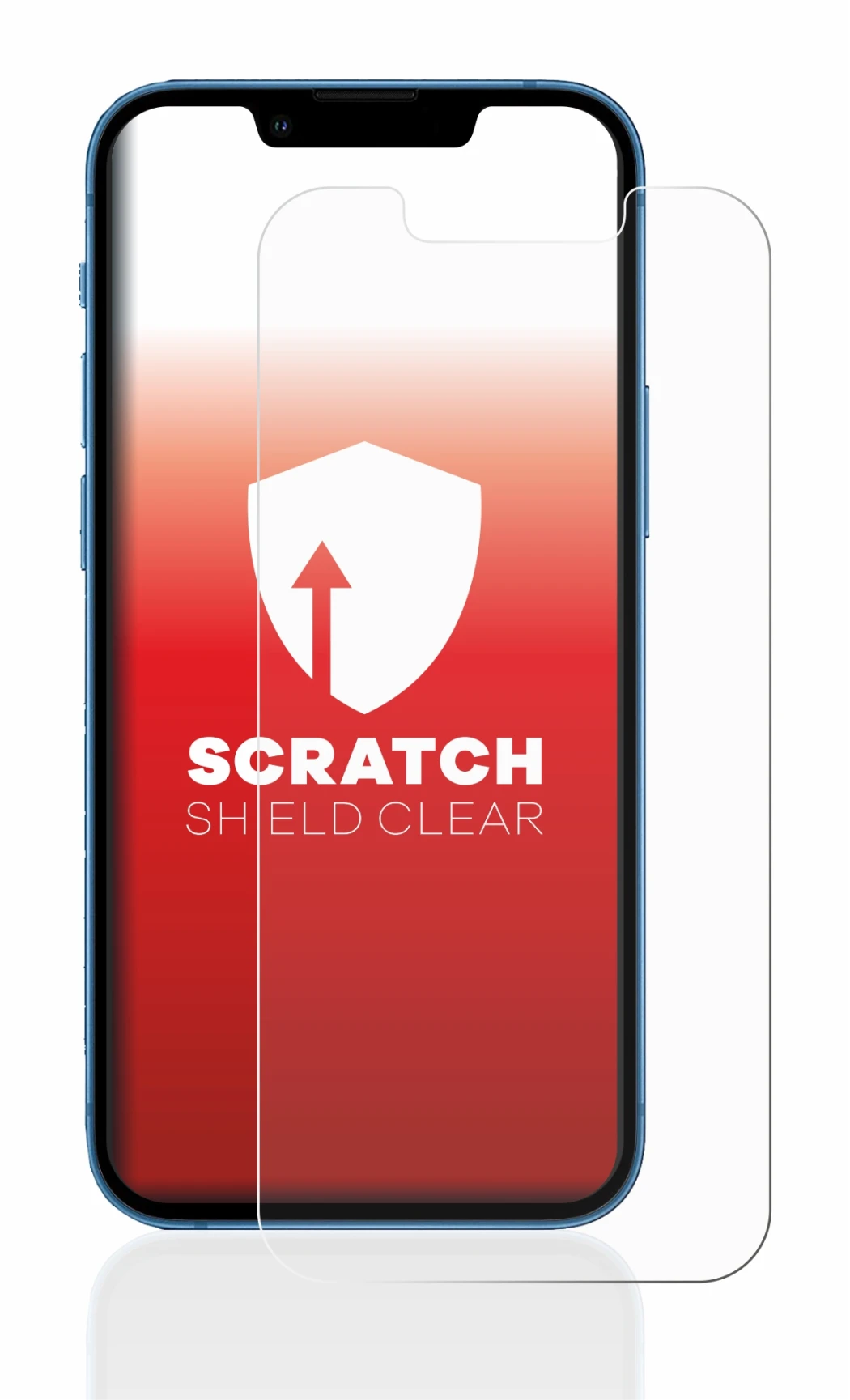 Abbildung des Geräts Apple iPhone 13 mini mit einer Vielzahl des Displayschutzes.