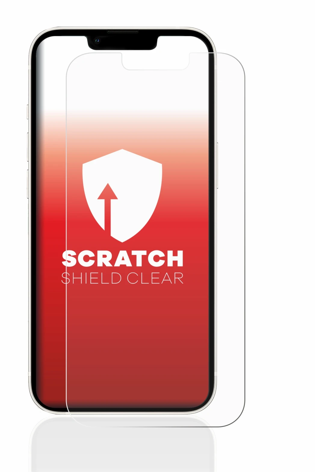 Abbildung des Geräts Apple iPhone 13 mit einer Vielzahl des Displayschutzes.