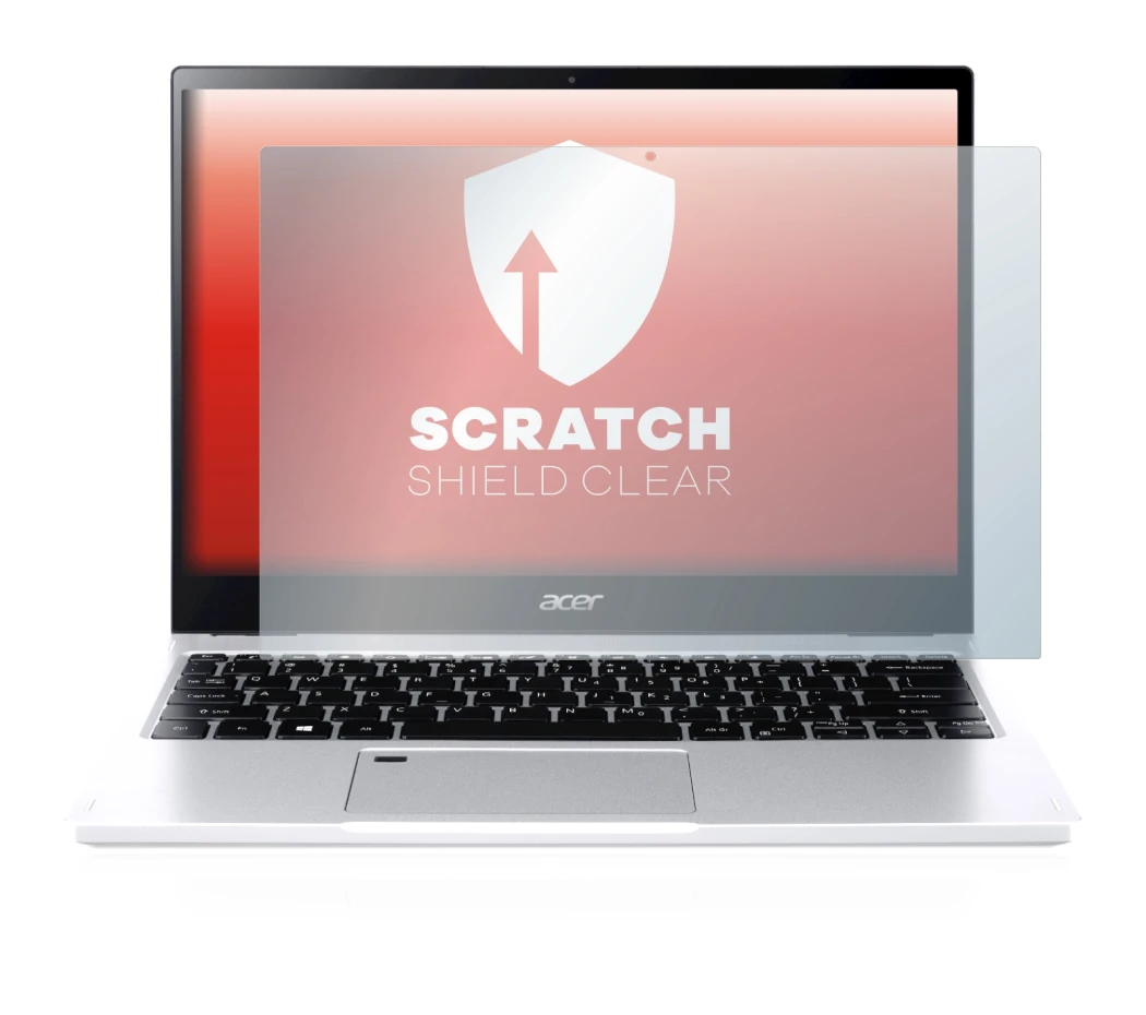 Abbildung des Geräts Acer Spin 3 SP313-51N mit einer Vielzahl des Displayschutzes.