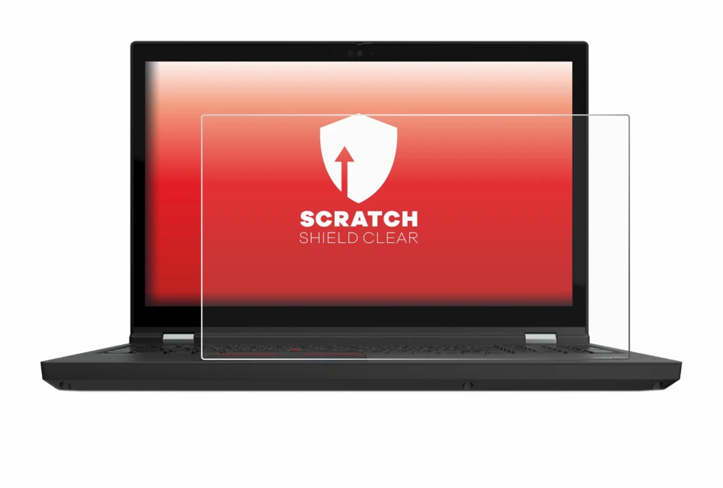 Abbildung des Geräts Lenovo ThinkPad P15 Gen 2 mit einer Vielzahl des Displayschutzes.