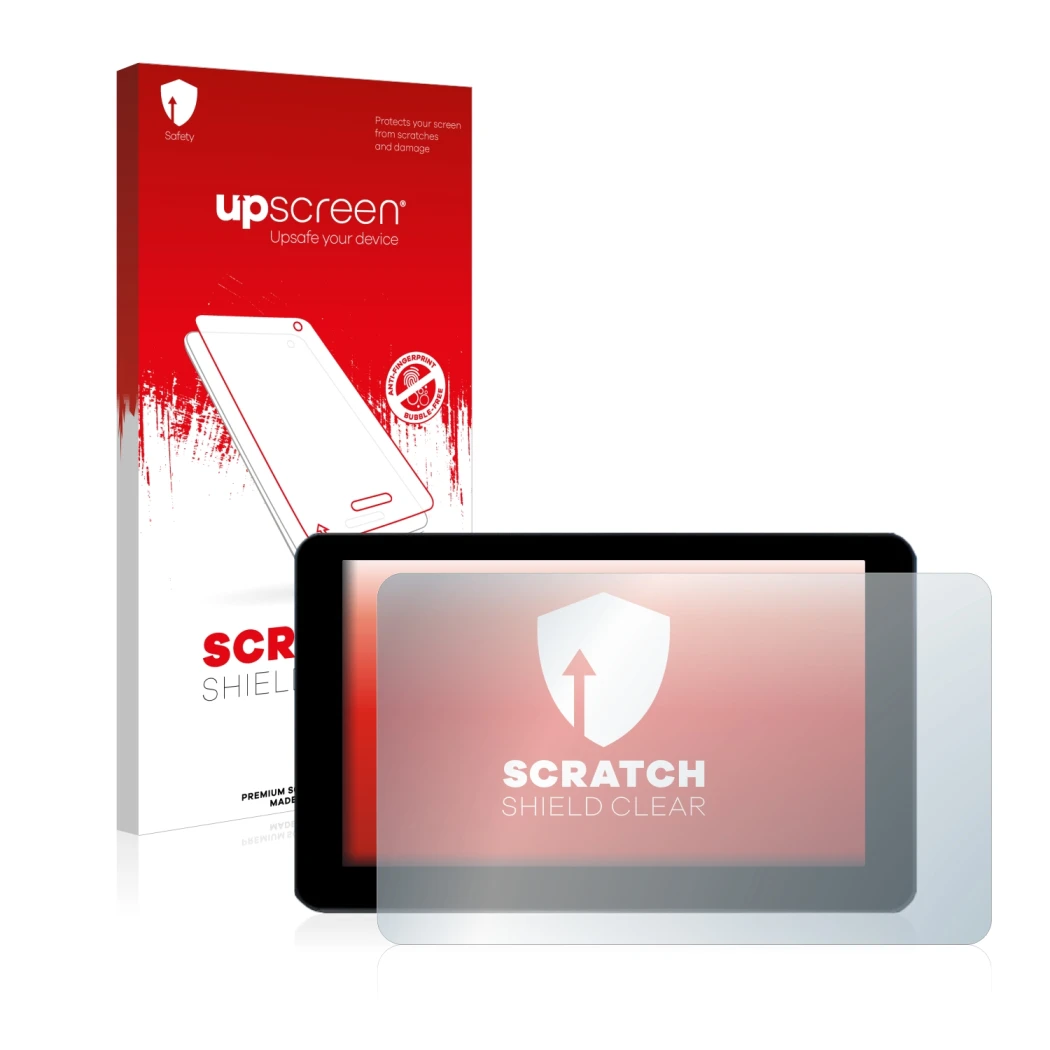 Vorderseite einer Produktverpackung mit dem Markenlogo upscreen. Daneben ist das Gerät Zontes 310V Cruiser mit dem zugehörigen