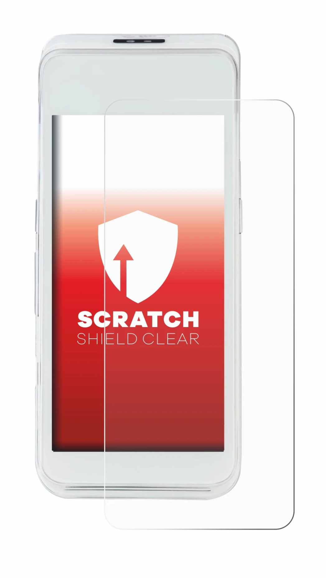 Abbildung des Geräts Pax A920 Pro mit einer Vielzahl des Displayschutzes.