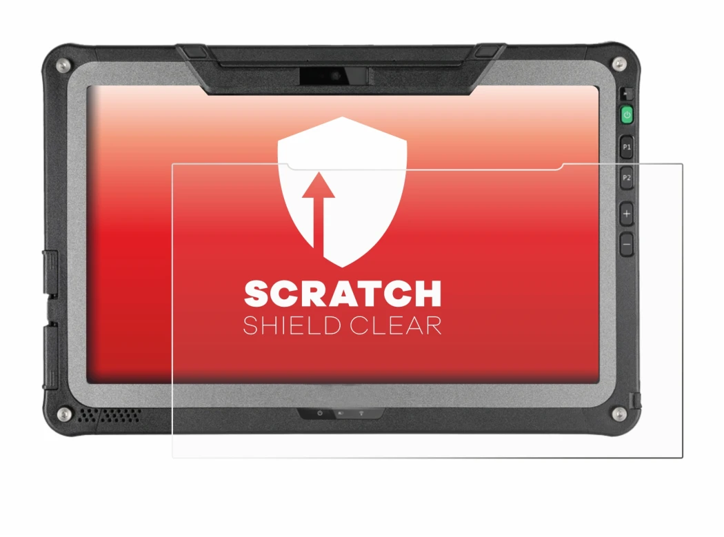 Abbildung des Geräts Getac F110 G6 mit einer Vielzahl des Displayschutzes.