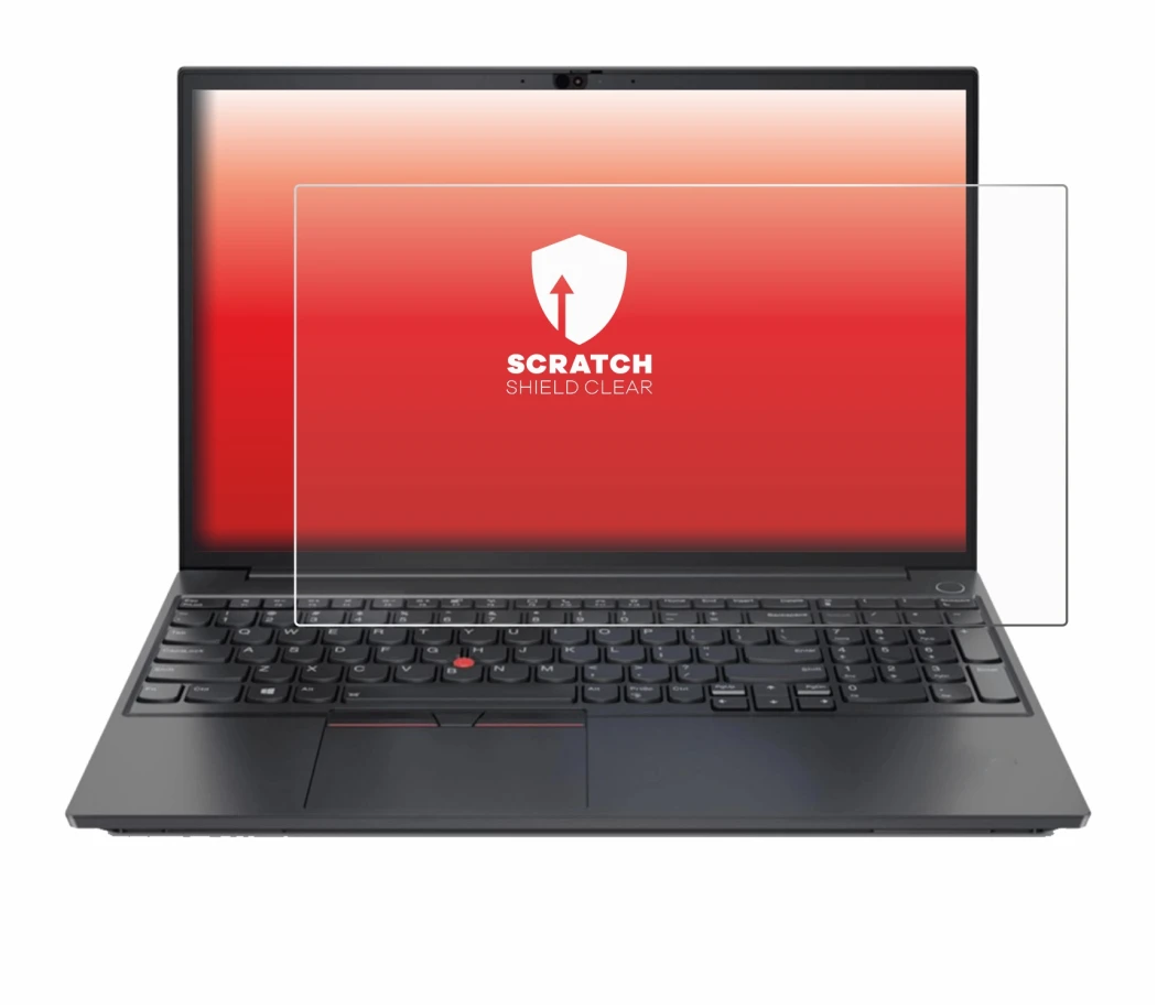 Abbildung des Geräts Lenovo ThinkPad E15 Gen 3 mit einer Vielzahl des Displayschutzes.