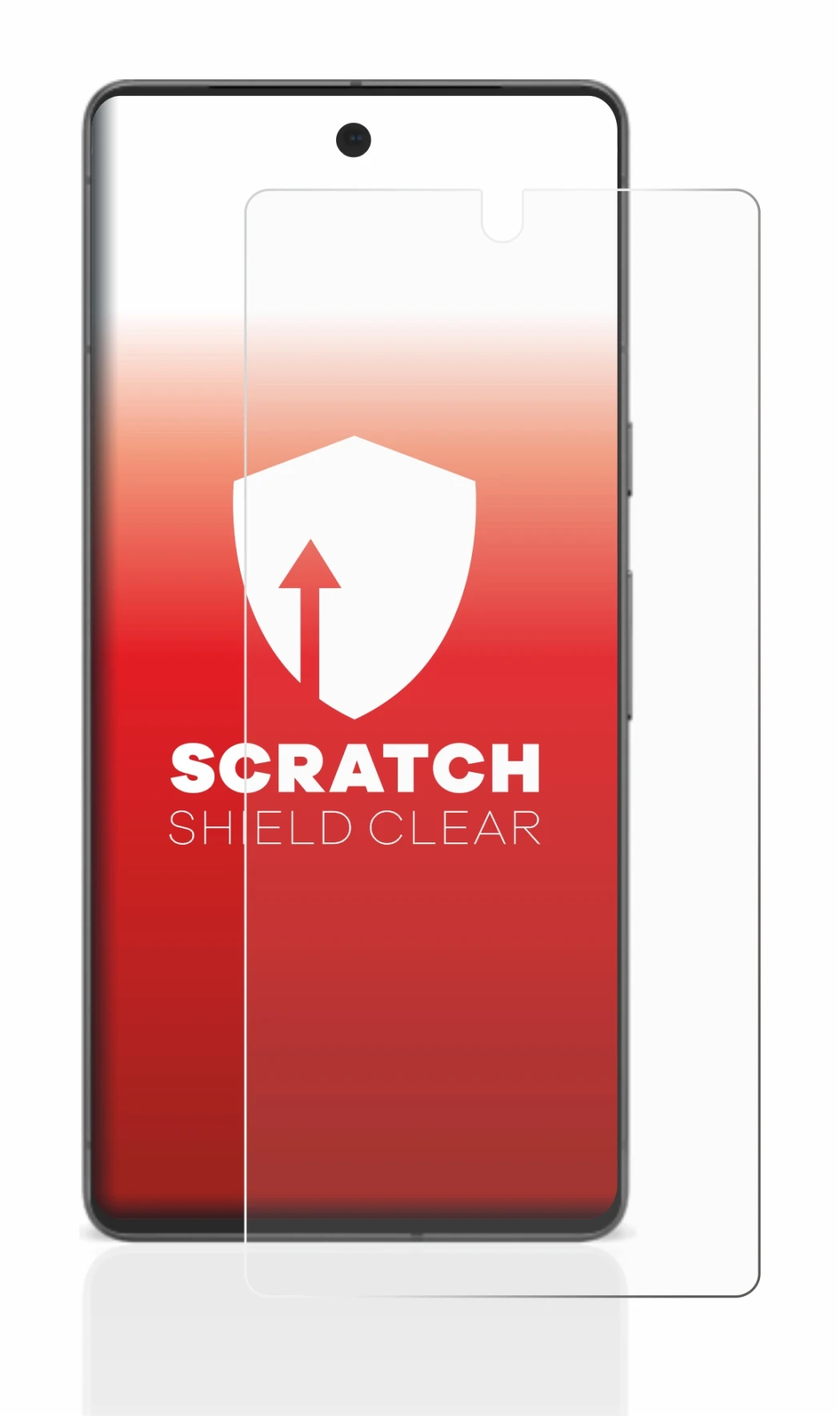 Abbildung des Geräts Google Pixel 7 mit einer Vielzahl des Displayschutzes.