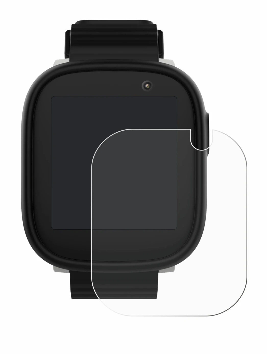 Abbildung des Geräts Xplora X6 Play 2022 (1. Generation) mit einer Vielzahl des Displayschutzes.