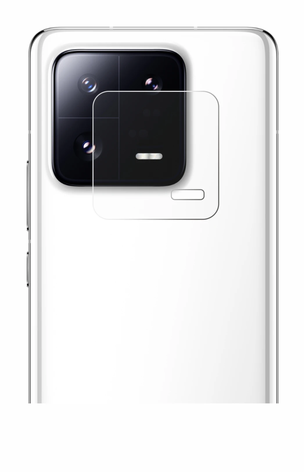 Abbildung des Geräts Xiaomi 13 Pro (NUR Kameraschutz) mit einer Vielzahl des Displayschutzes.