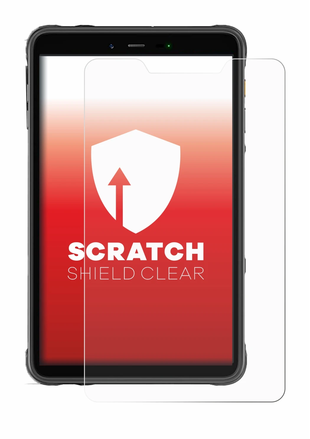 Abbildung des Geräts Ulefone Armor Pad 8 mit einer Vielzahl des Displayschutzes.