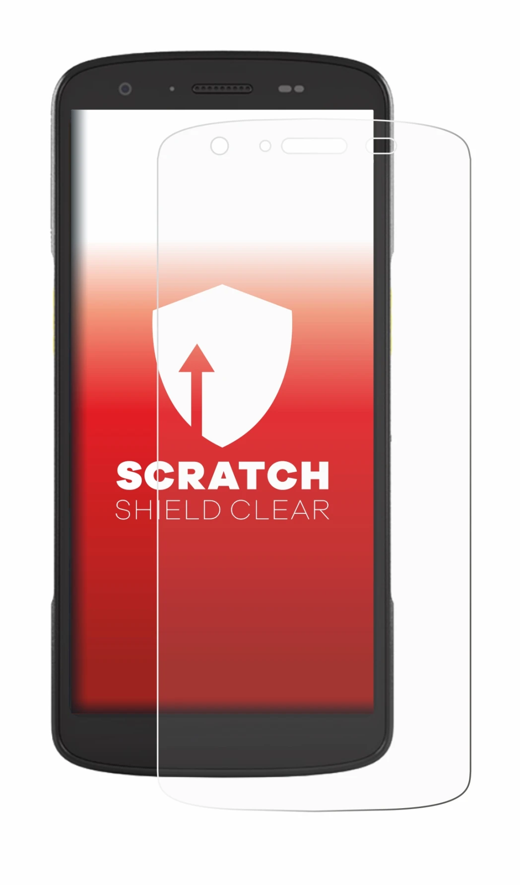 Abbildung des Geräts Zebra TC22 mit einer Vielzahl des Displayschutzes.