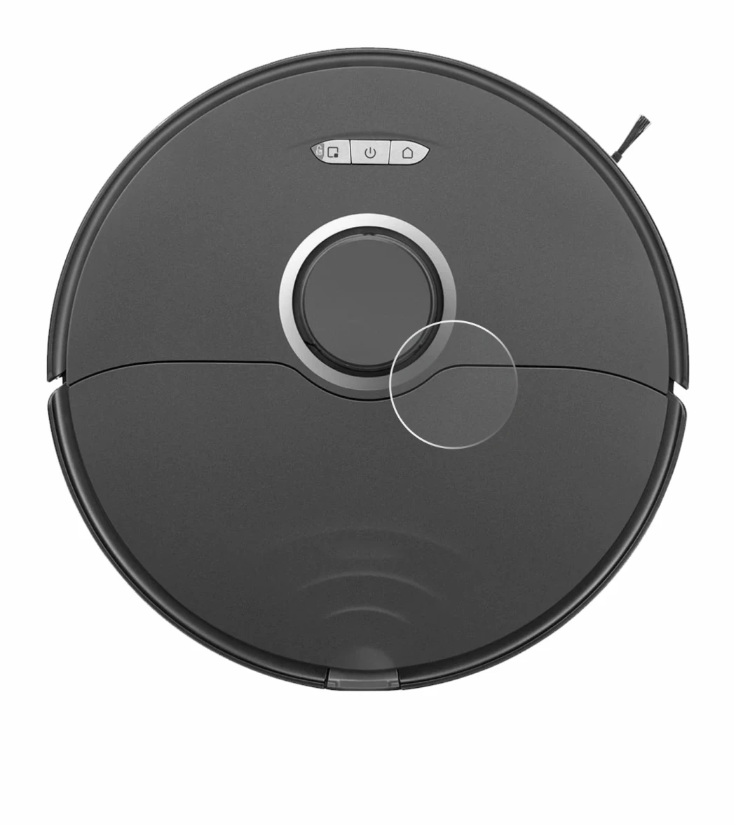 Abbildung des Geräts Roborock S8 Lidar Sensor (nur weißes Modell) mit einer Vielzahl des Displayschutzes.