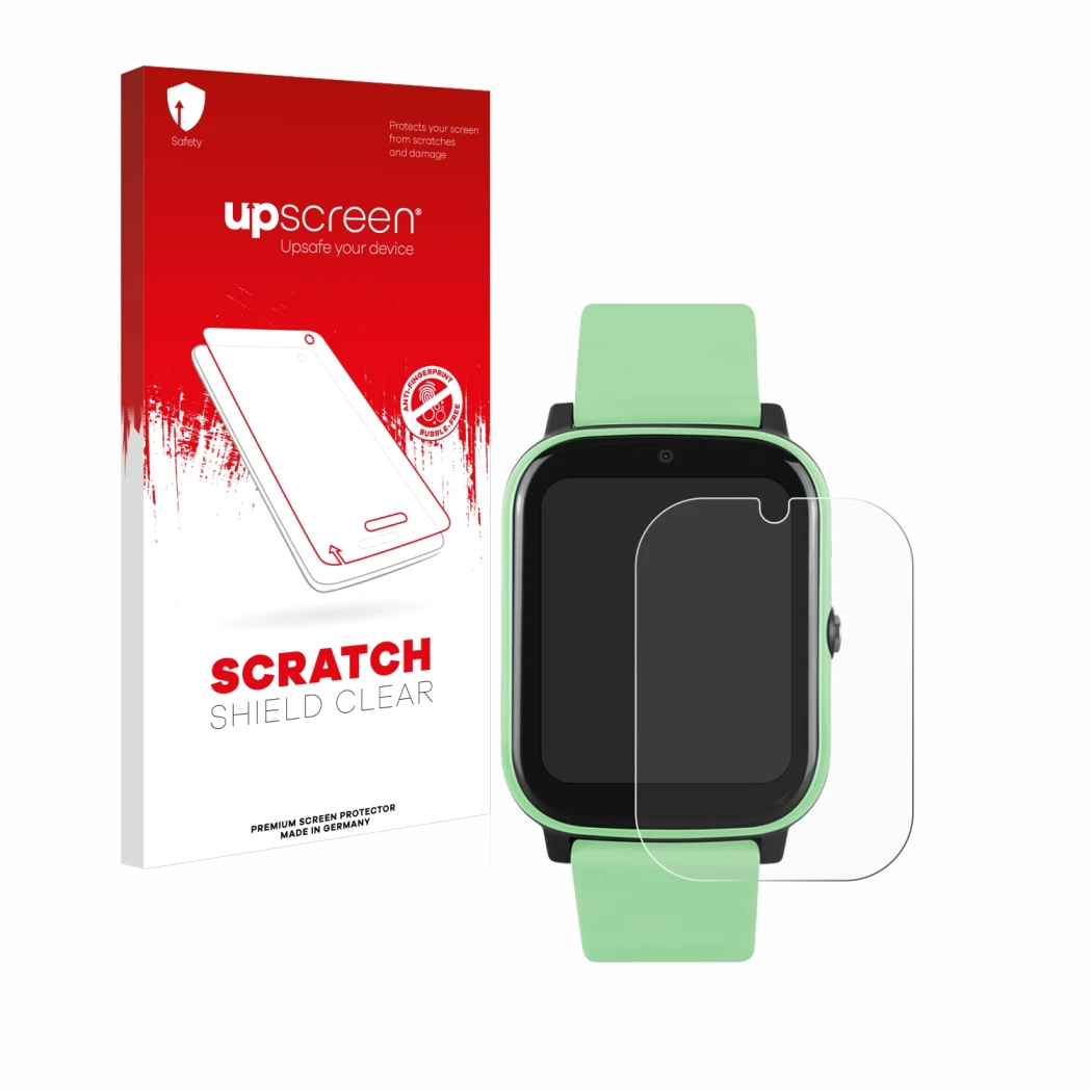 Vorderseite einer Produktverpackung mit dem Markenlogo upscreen. Daneben ist das Gerät One2Track Connect NEXT mit dem zugehöri