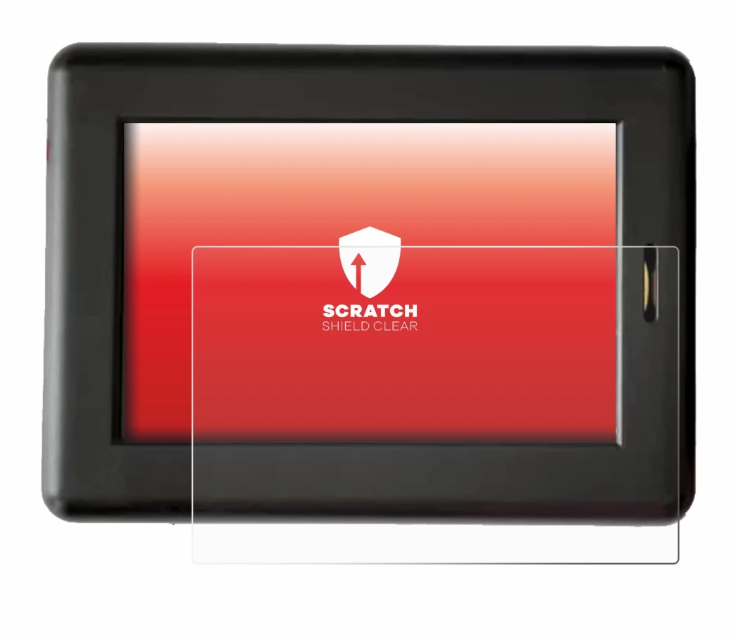 Abbildung des Geräts XC Tracer Maxx II mit einer Vielzahl des Displayschutzes.