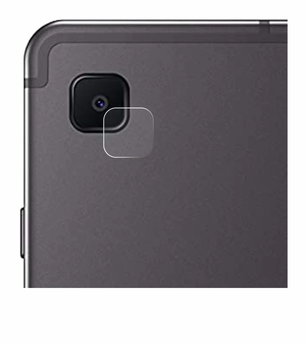 Abbildung des Geräts Samsung Galaxy Tab S6 Lite WiFi 2024 (NUR Kameraschutz) mit einer Vielzahl des Displayschutzes.