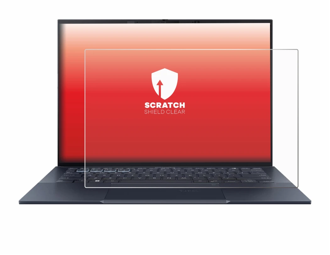Abbildung des Geräts ASUS ExpertBook B9 B9403 mit einer Vielzahl des Displayschutzes.