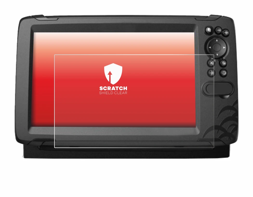 Abbildung des Geräts Lowrance HOOK Reveal 9 mit einer Vielzahl des Displayschutzes.