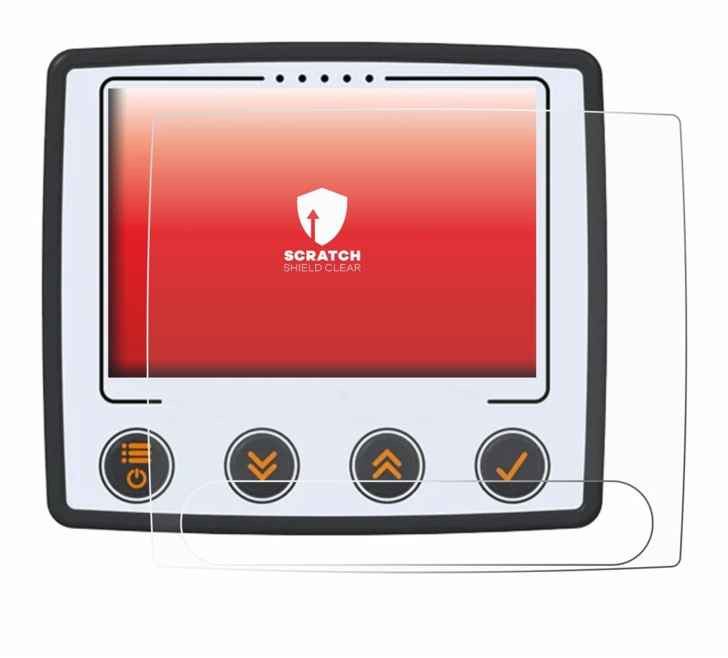 Abbildung des Geräts Skytraxx 5 Mini mit einer Vielzahl des Displayschutzes.