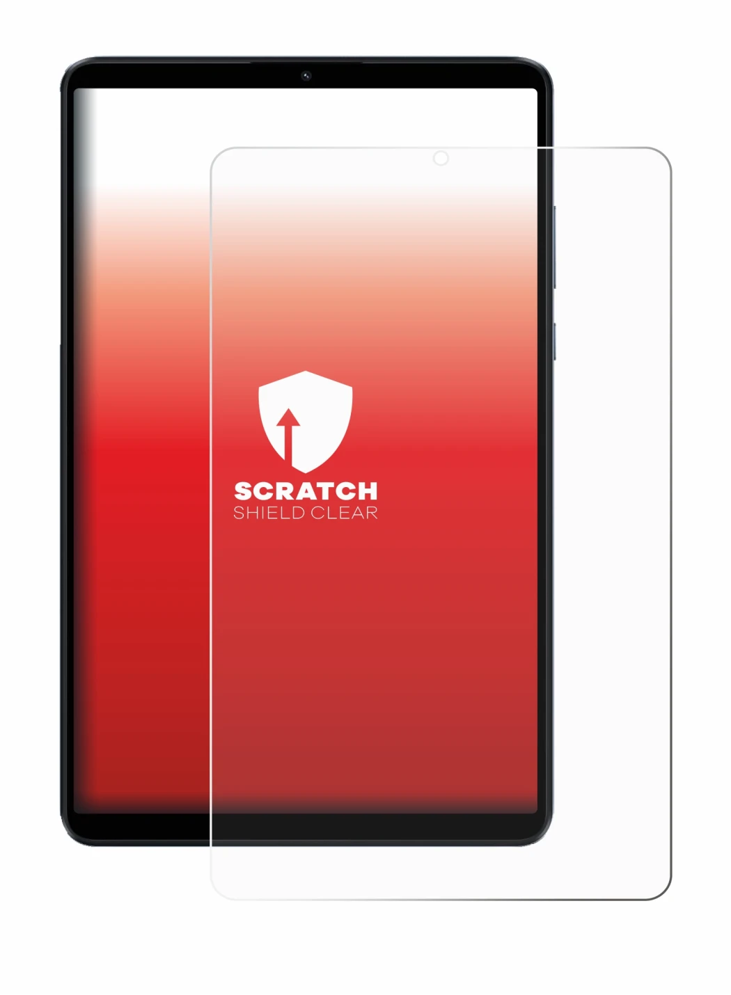 Abbildung des Geräts Xiaomi Redmi Pad SE 8.7 mit einer Vielzahl des Displayschutzes.