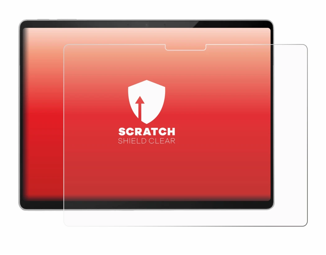 Abbildung des Geräts Microsoft Surface Pro 11 mit einer Vielzahl des Displayschutzes.