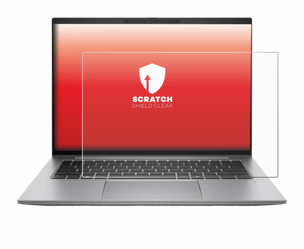 Abbildung des Geräts HP Zbook Firefly 14 G11 mit einer Vielzahl des Displayschutzes.