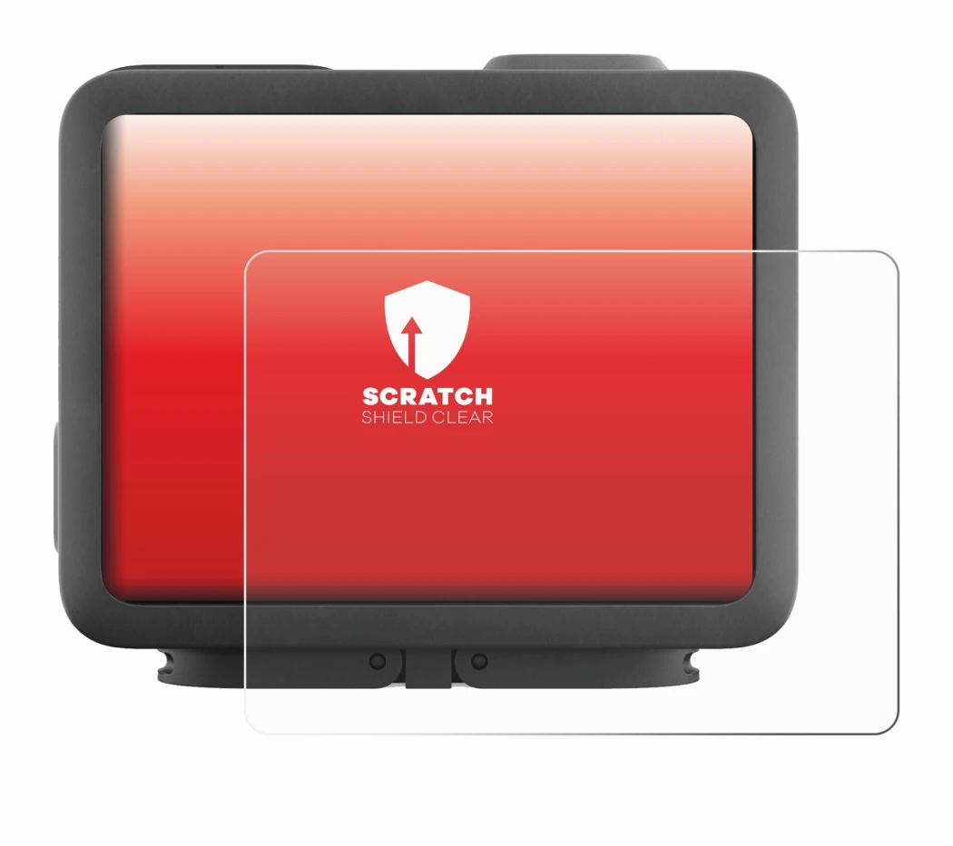 Abbildung des Geräts GoPro Hero 4k mit einer Vielzahl des Displayschutzes.