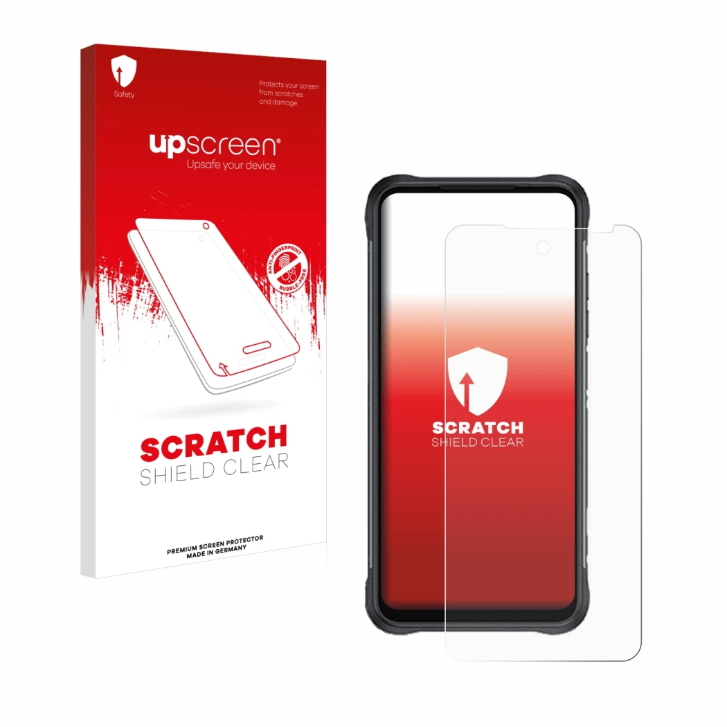 Vorderseite einer Produktverpackung mit dem Markenlogo upscreen. Daneben ist das Gerät GlobeXplorer GPX Pro 4 mit dem zugehöri
