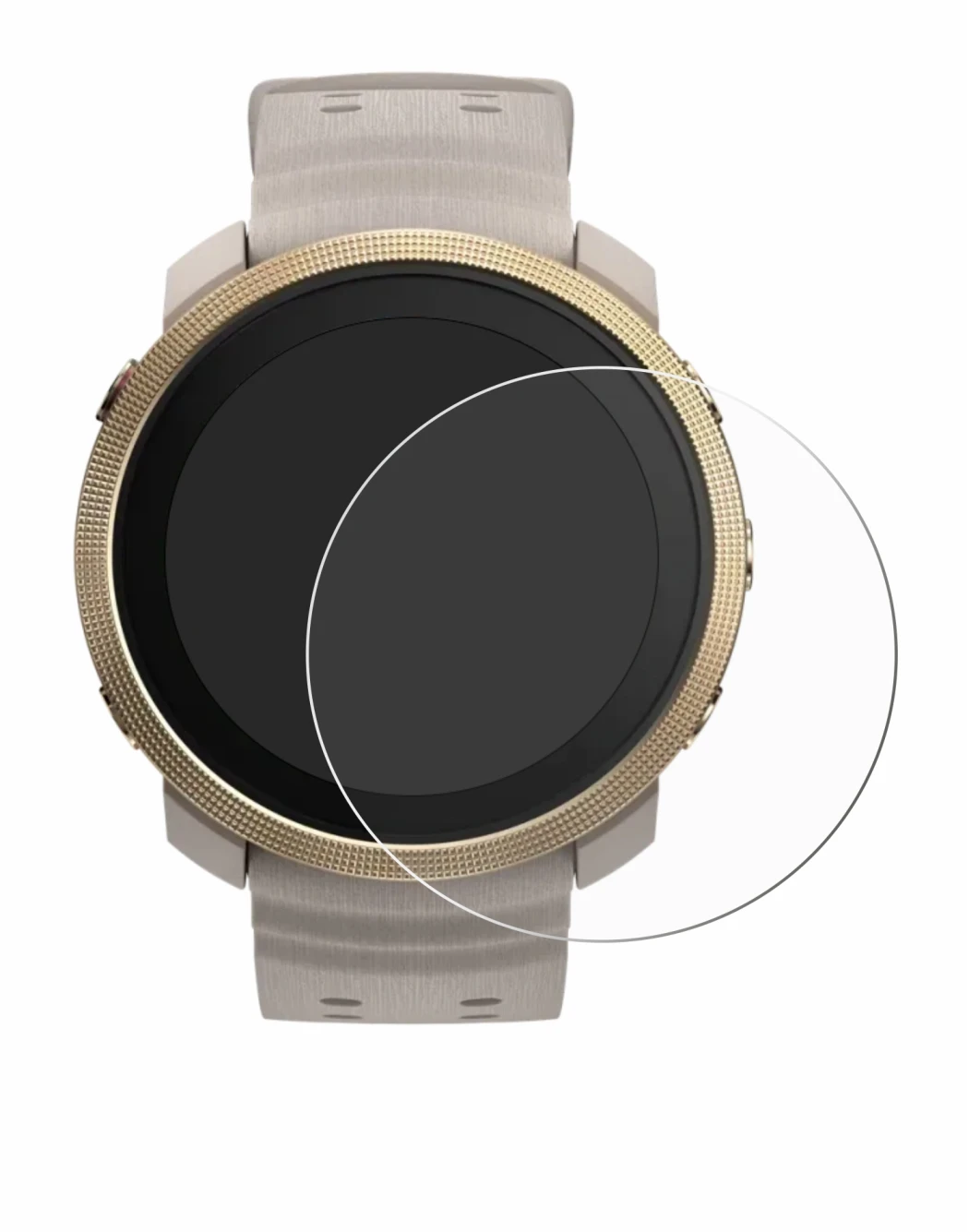 Abbildung des Geräts Polar Vantage M3 mit einer Vielzahl des Displayschutzes.